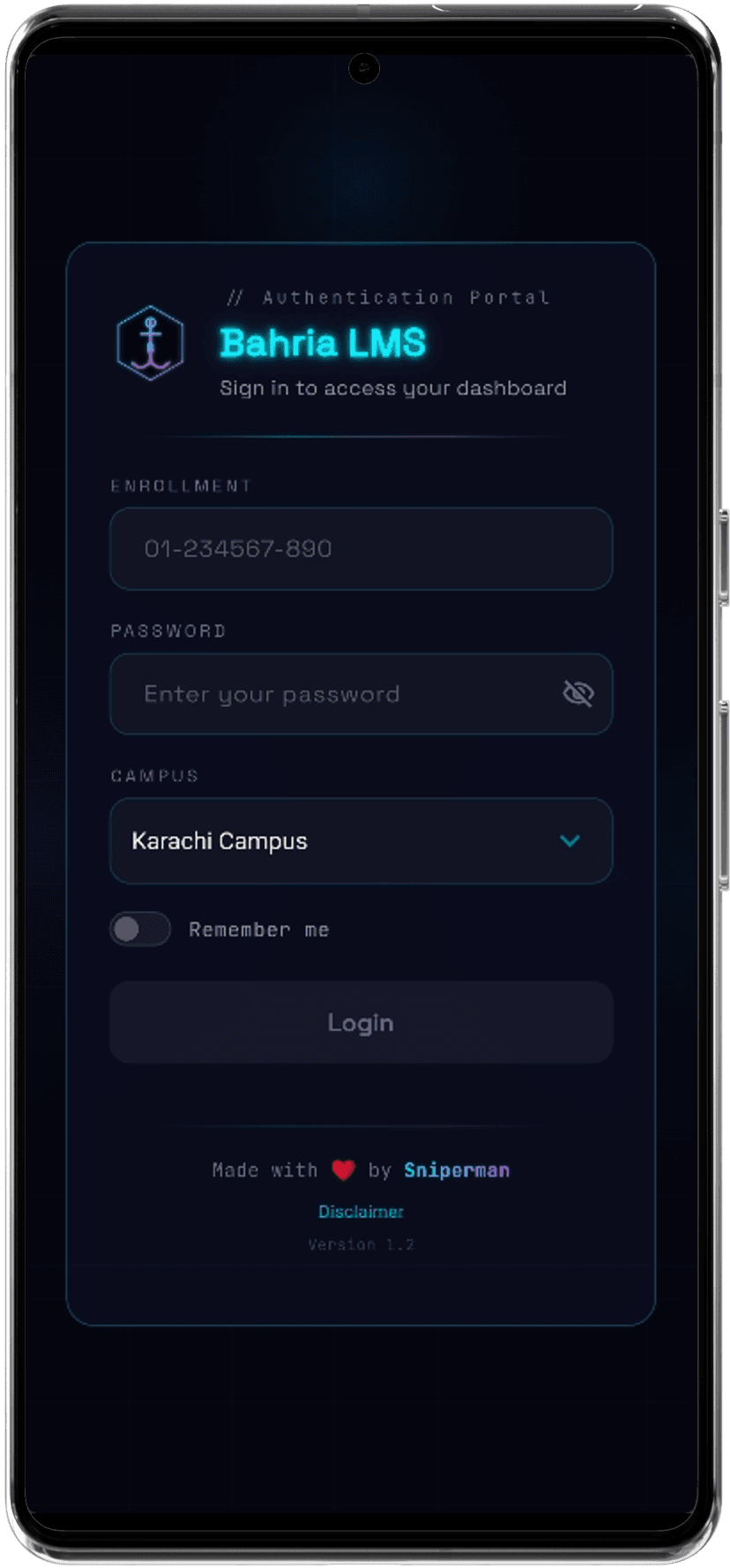 BU LMS Secure Login